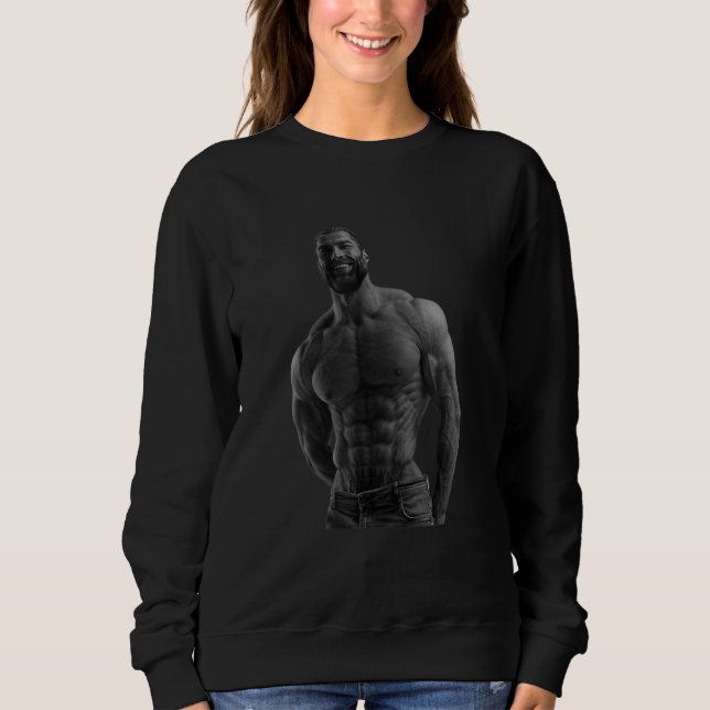 Sudadera Gigachad Promedio Sigma Male Grindset Meme 29 (Anverso)