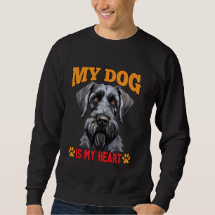Sudadera Gigante Schnauzer Mascota Dueño de Perro Diseño Mi