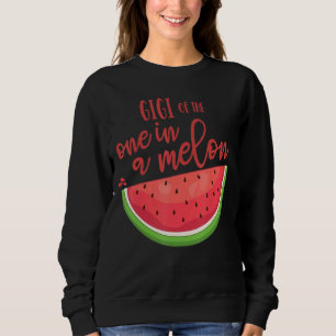 Sudadera Gigi Cumpleaños Uno En Un Niño Temático De Melón D