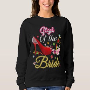 Sudadera Gigi De La Novia Feliz Boda Flor Zapato Rosa M