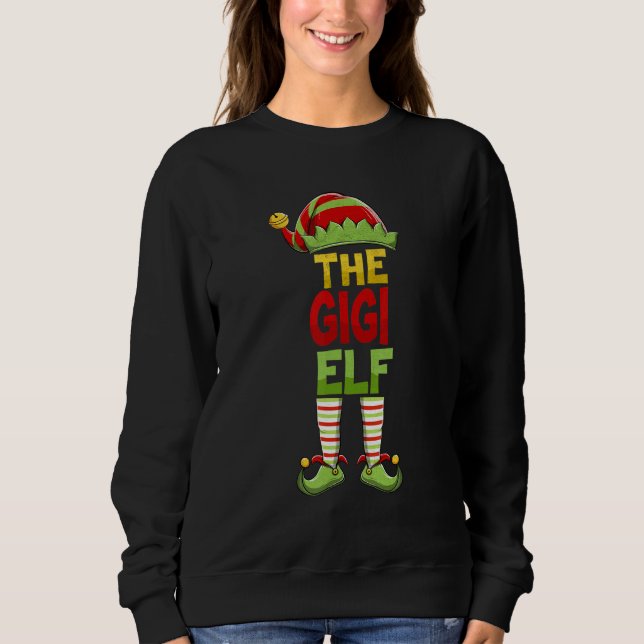 Sudadera Gigi ELF Family Matching Group Christmas Pajamas (Anverso)