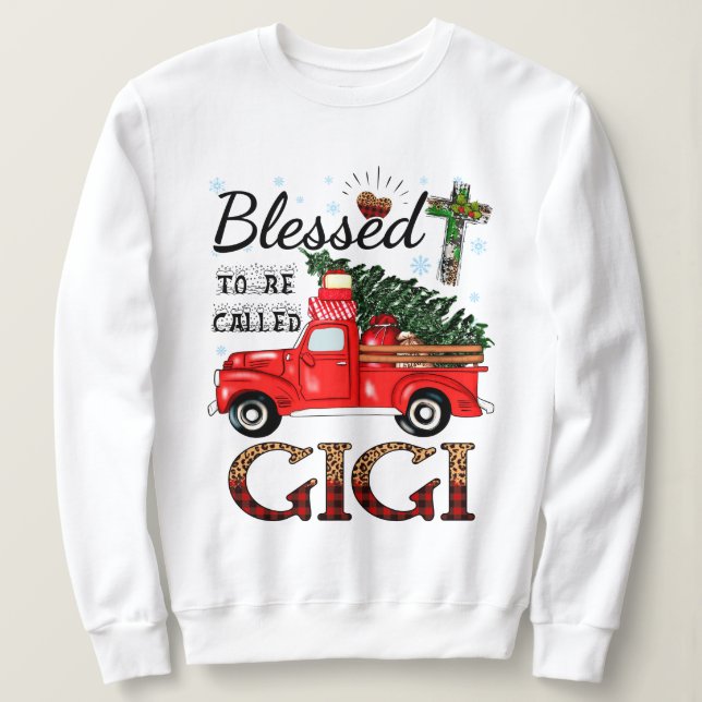 Sudadera Gigi Gift Para Navidades (Anverso del diseño)