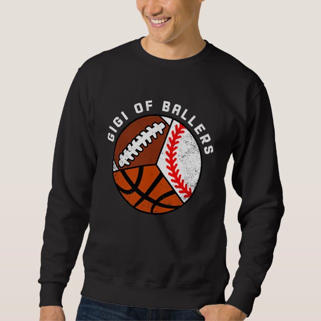 Sudadera Gigi Of Ballers Baseball Basketball Football Gigi (Anverso)