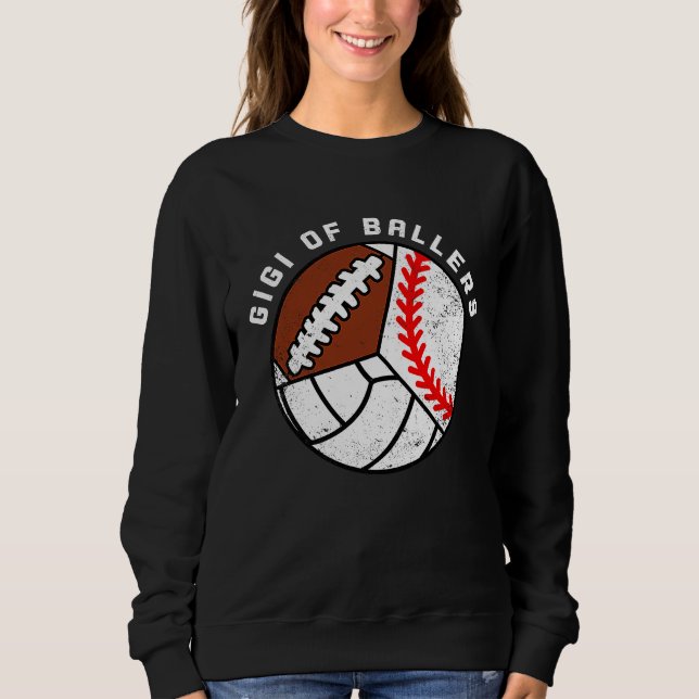 Sudadera Gigi Of Ballers Baseball Volleyball Football Gigi (Anverso)