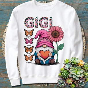 Sudadera Gigi personalizado con nietos nombra regalo de abu