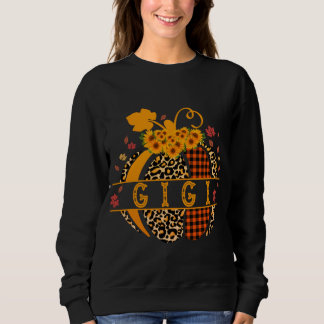 Sudadera Gigi Pumpkin Leopardo Print Sunflower Buffalo Tapa