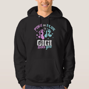 Sudadera Gigi Rosa O Azul Ama A Su Bebé Revés De Género Par