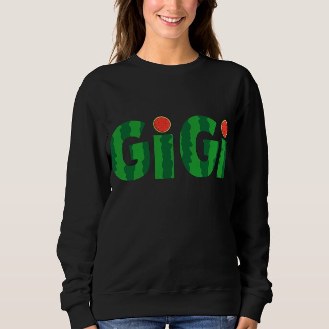 Sudadera Gigi Watermelon Tropical Summer Fruit Melon (Anverso)