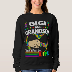 Sudadera Gigi Y El Autismo De Las Nietas Apoyan El Autismo 