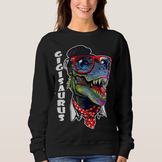 Sudadera Gigiasaurus Rex Dinosaur Gigi Saurus Family Matchi (Anverso)