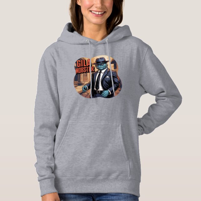 Sudadera Gila Mobster Ilustracion Combo Creatura Graciosa (Anverso)