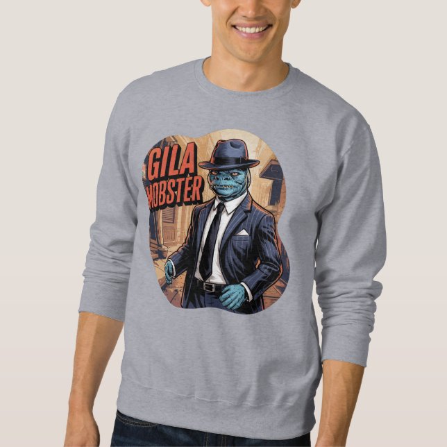 Sudadera Gila Mobster Ilustracion Combo Creatura Graciosa (Anverso)