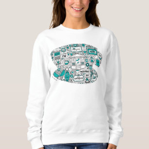 Sudadera Gilmore Chicas Doodle Art