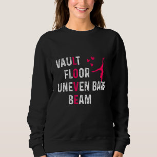 Sudadera Gimnasia Ama La Viga Gimnasta Mujeres Niños Chicas