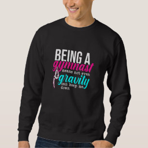 Sudadera Gimnasia de gravedad de la cosecha de venas Guay