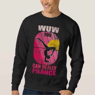 Sudadera Gimnasia Del Suelo Vintage Fx Atlete Gymnast Cita