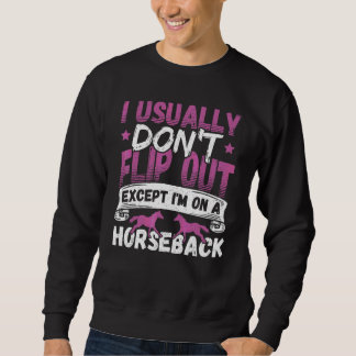 Sudadera Gimnasia en caballo para un fanático de la gimnasi