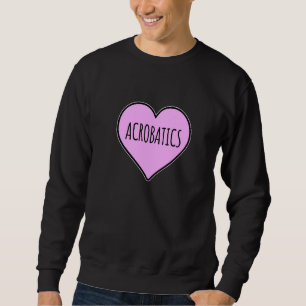 Sudadera Gimnasia Gráfica Retro Gimnasta Acróbata Acrobátic