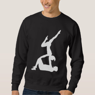 Sudadera Gimnasia Gráfica Retro Gimnasta Acróbata Acrobátic