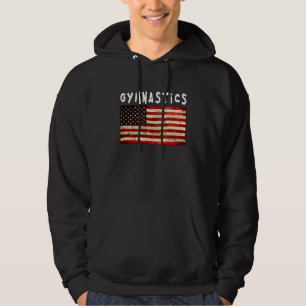 Sudadera Gimnasia Grunge Americana Bandera USA