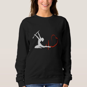 Sudadera Gimnasia rítmica latido del corazón EKG Graciosa G