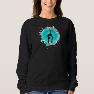 Sudadera Gimnasia Turquesa Aqua Gimnastos Azules