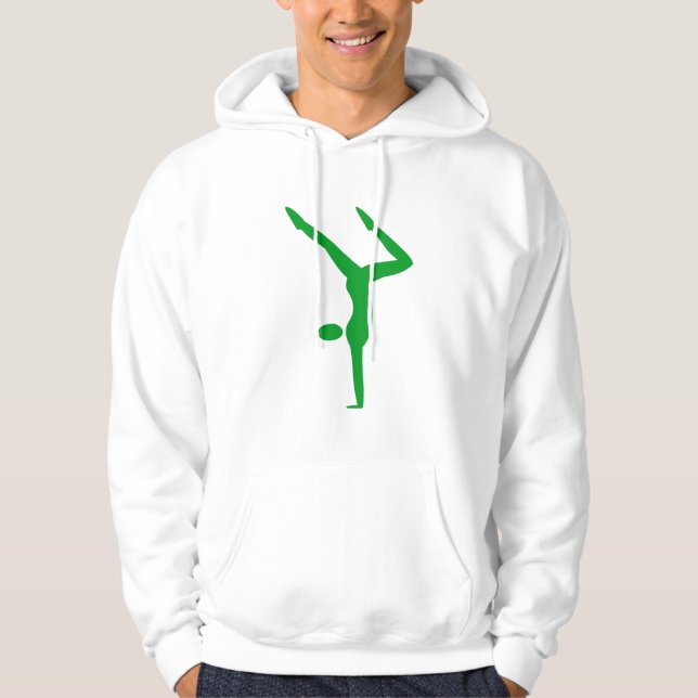 Sudadera Gimnasia - Verde de hierba (Anverso)