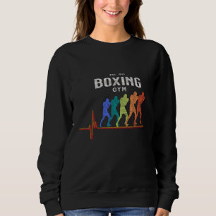 Sudadera Gimnasio de Boxeo 1945 Latido de Boxeador Jab Cruz