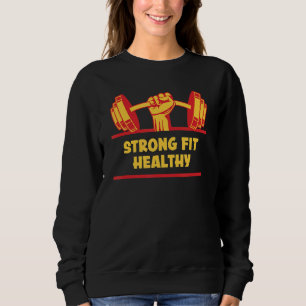 Sudadera Gimnasio De Cita Motivacional De Sano Ajuste