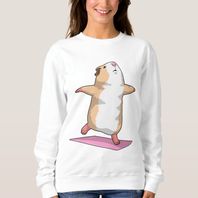Sudadera Gimnasio de meditación de yoga para cerdos de Guin (Anverso)