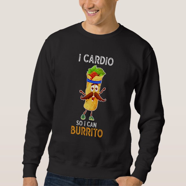 Sudadera Gimnasio En Cardio Para Poder Hacer Burrito (Anverso)