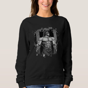 Sudadera Gimnasio Gladiador Esparta Luchador Griego Entrena