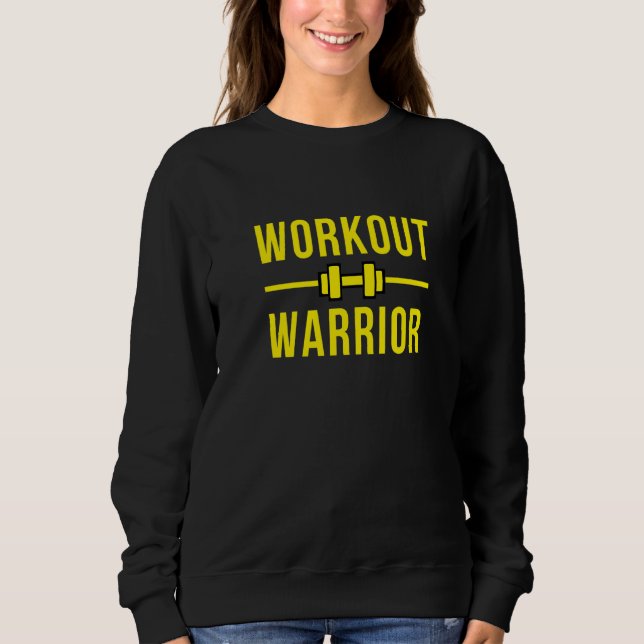 Sudadera Gimnasio Guerrero de Workout (Anverso)