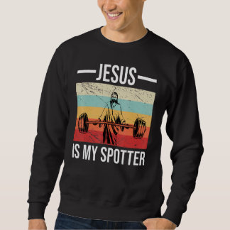Sudadera Gimnasio Jesús es mi observador Entrenamiento Jesú