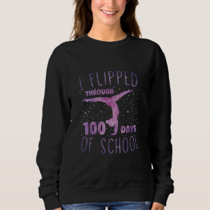 Sudadera Gimnasta FELIZ 100 días de escuela Gimnasia Saltos