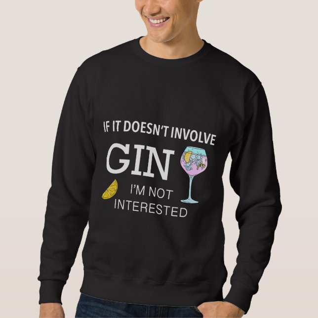 Sudadera Gin Divertido El Club Gin (Anverso)