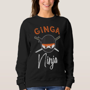 Sudadera Ginga Ninja Funny Redhead Ninja Lover Ginger
