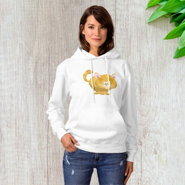 Sudadera Ginger Cat Womens Hoodie (Subido por el creador)