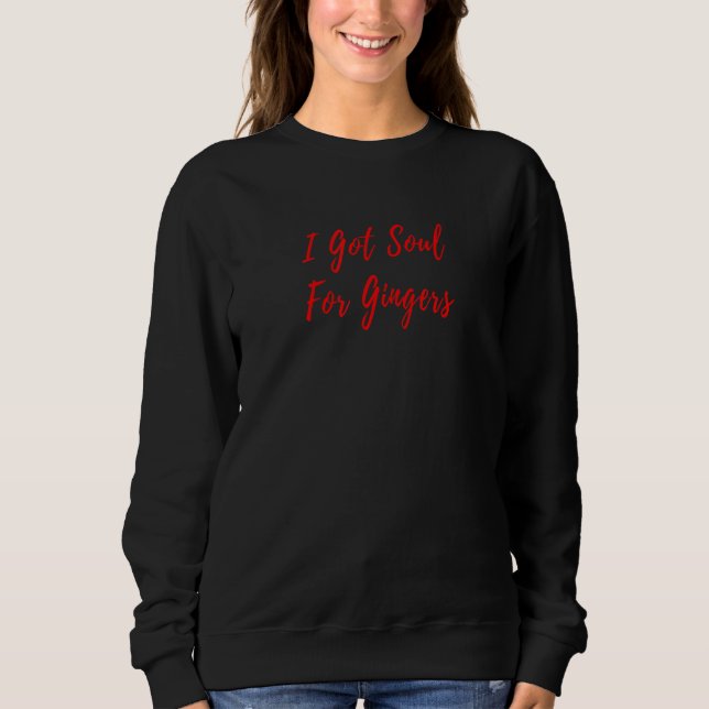 Sudadera Ginger Redhead Strawberry Blonde muchachos Flirt G (Anverso)