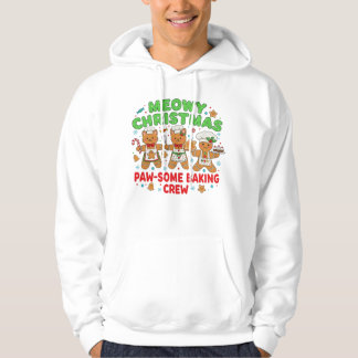 Sudadera Gingerbread Cat Baking Hoodie