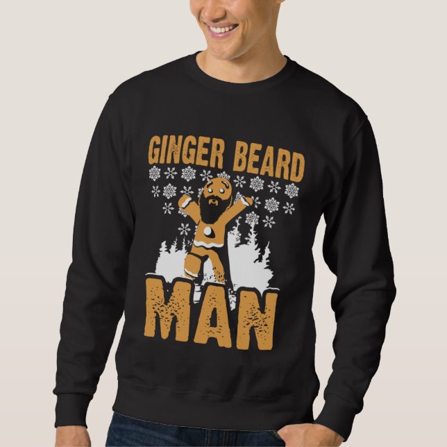 Sudadera Gingerbread Cookie Ginger Beard Man Red Hair Chris (Anverso)