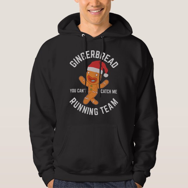 Sudadera Gingerbread Navidades Gingerbread Running Team Gif (Anverso)