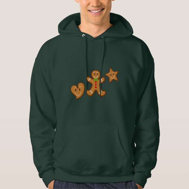 Sudadera gingerbread pals de XmaS dulce Hoodie (Anverso)