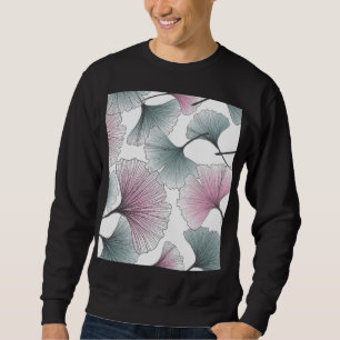 Sudadera Gingko biloba dibujado a mano.