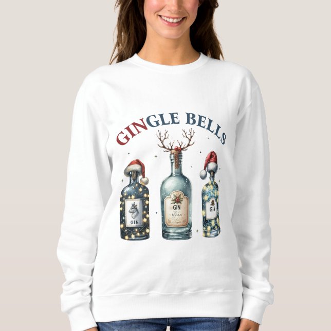 Sudadera Gingle Bells Womens (Anverso)