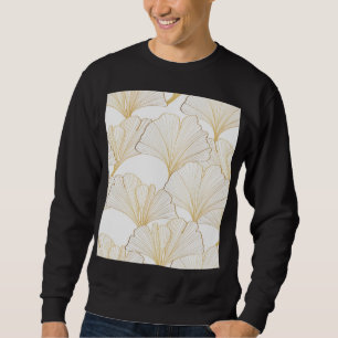 Sudadera Ginkgo Gold: Lujoso acuerdo de hojas