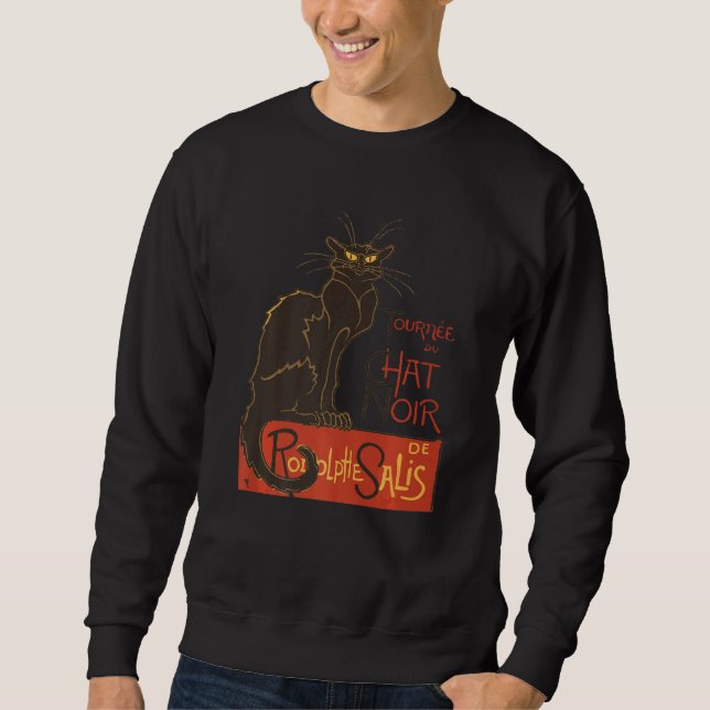 Sudadera Gira del Chat Noir Vector Recorte (Anverso)