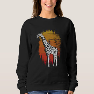 Sudadera Girafa con gafas de sol animal lindo para hombres