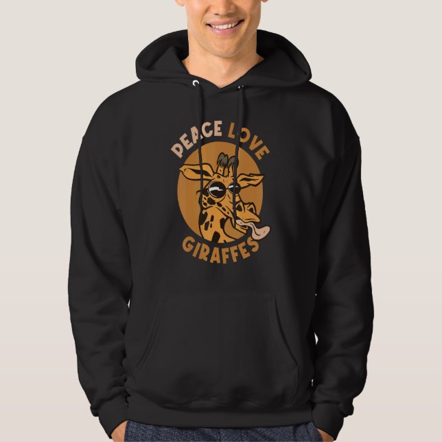 Sudadera Girafas de amor por la paz (Anverso)