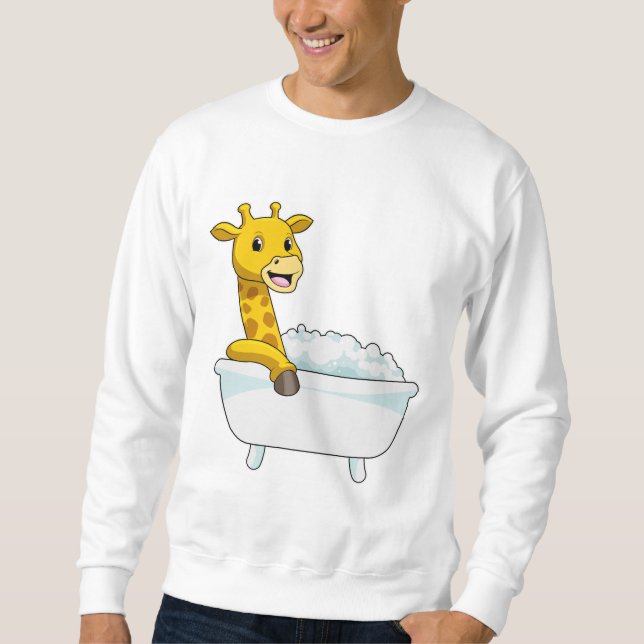Sudadera Giraffe con bañera con espuma (Anverso)